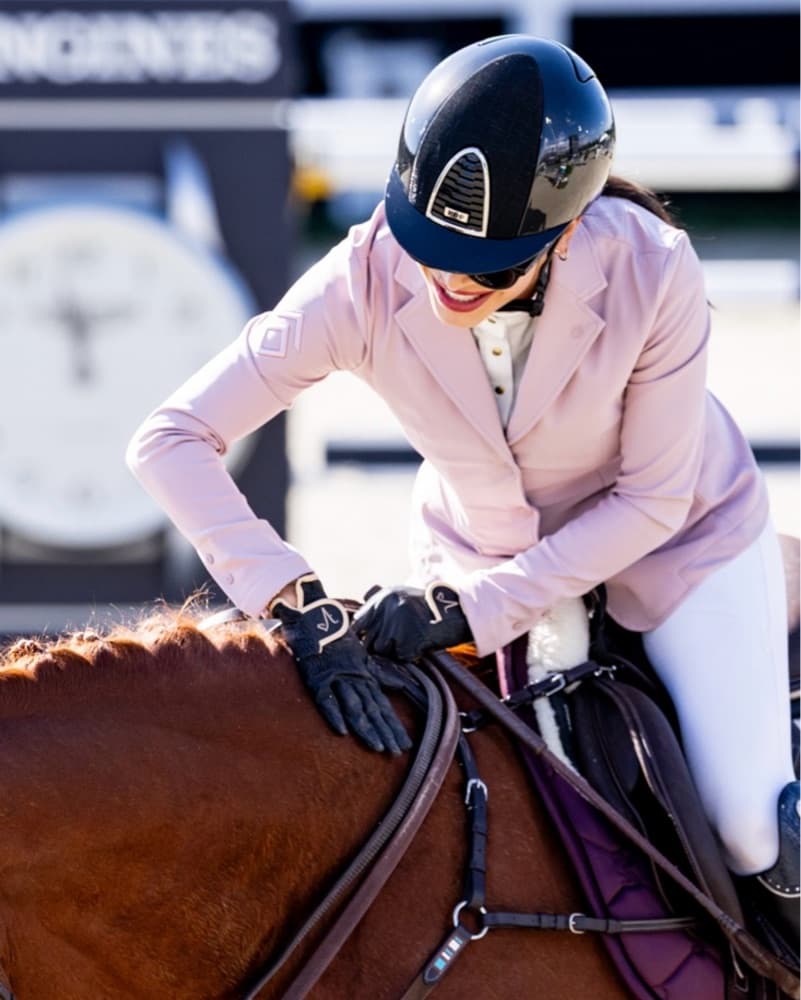 Aztec Diamond Pink Show Coat - Image 1