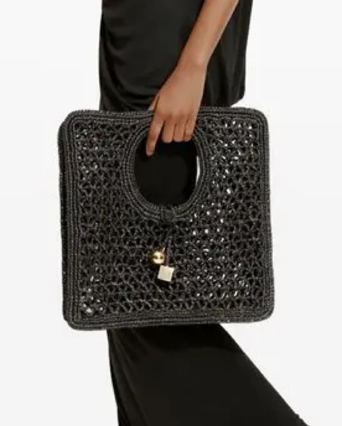 Jacquemus Le Petit Carre Spiaggia raffia - Image 1