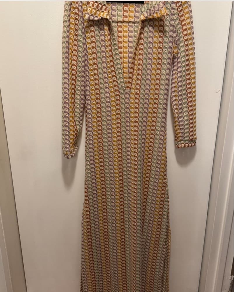 Crochet Maxi Dress - Image 4
