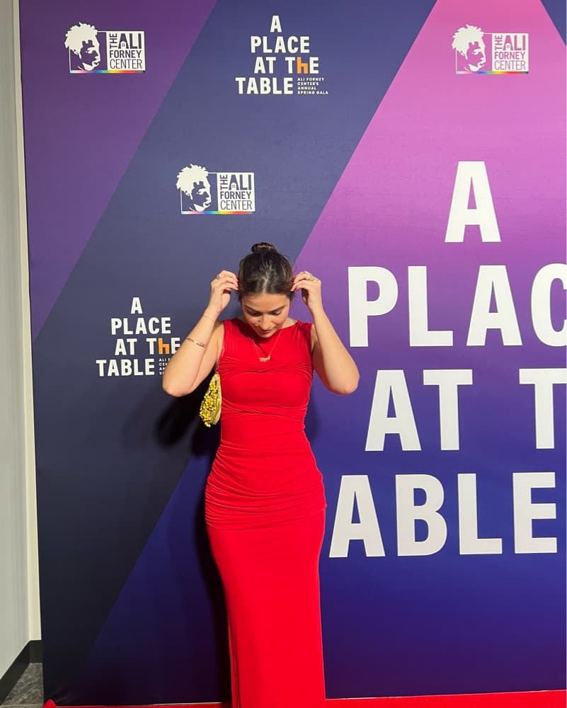 Wrapped Red Dress - Image 2