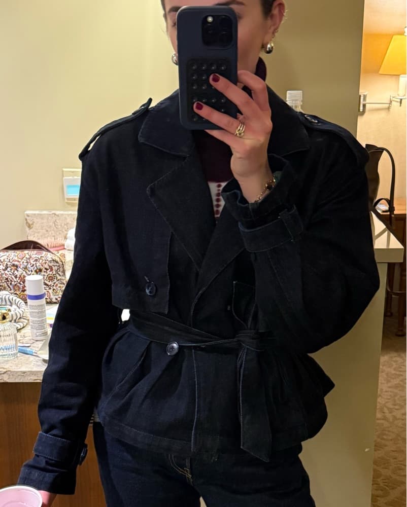 Favorite Daughter Cropped Trench - Image 1