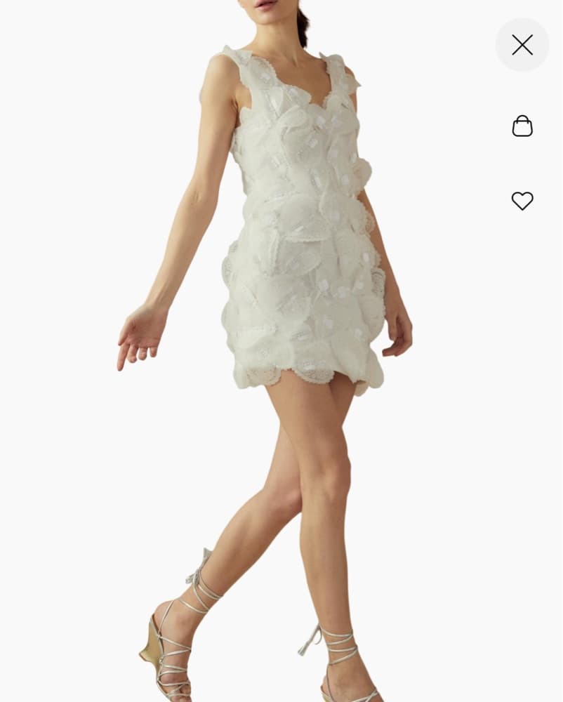 Cynthia Rowley Organza Hearts Dress - Image 2