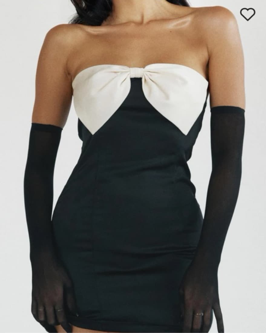 Black Bow Dress - Image 2