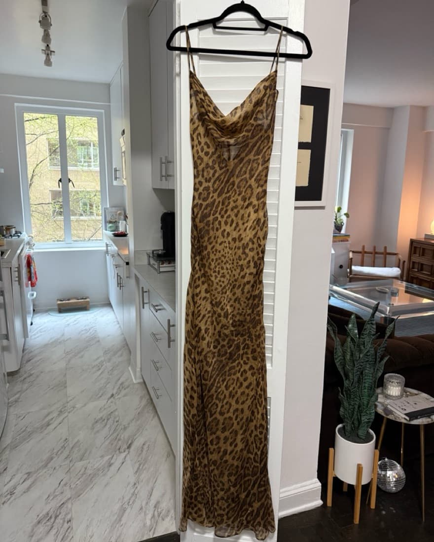 Rat & Boa Leopard Print Dress - Image 3