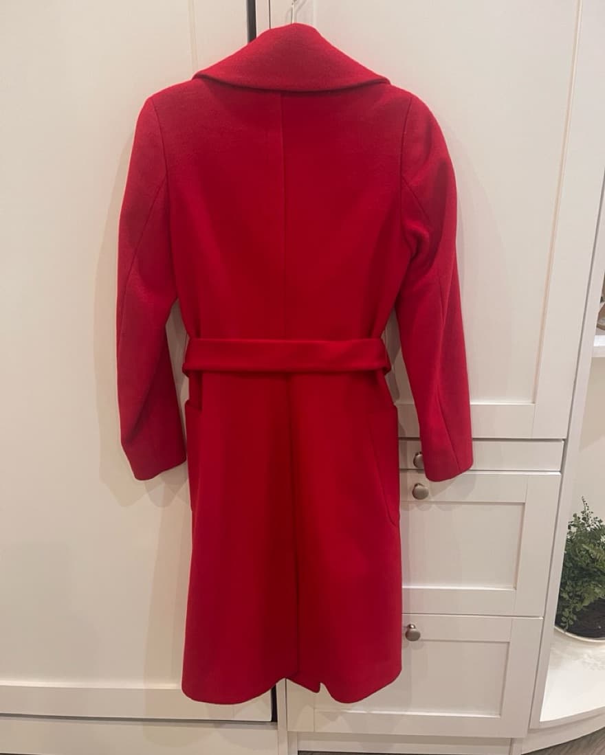 Reiss Red Coat - Image 2