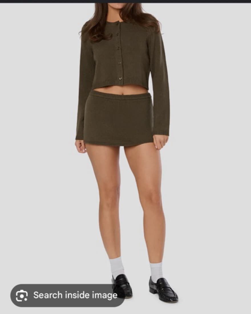 Weworewhat Skirt And Cardigan Set - Image 1