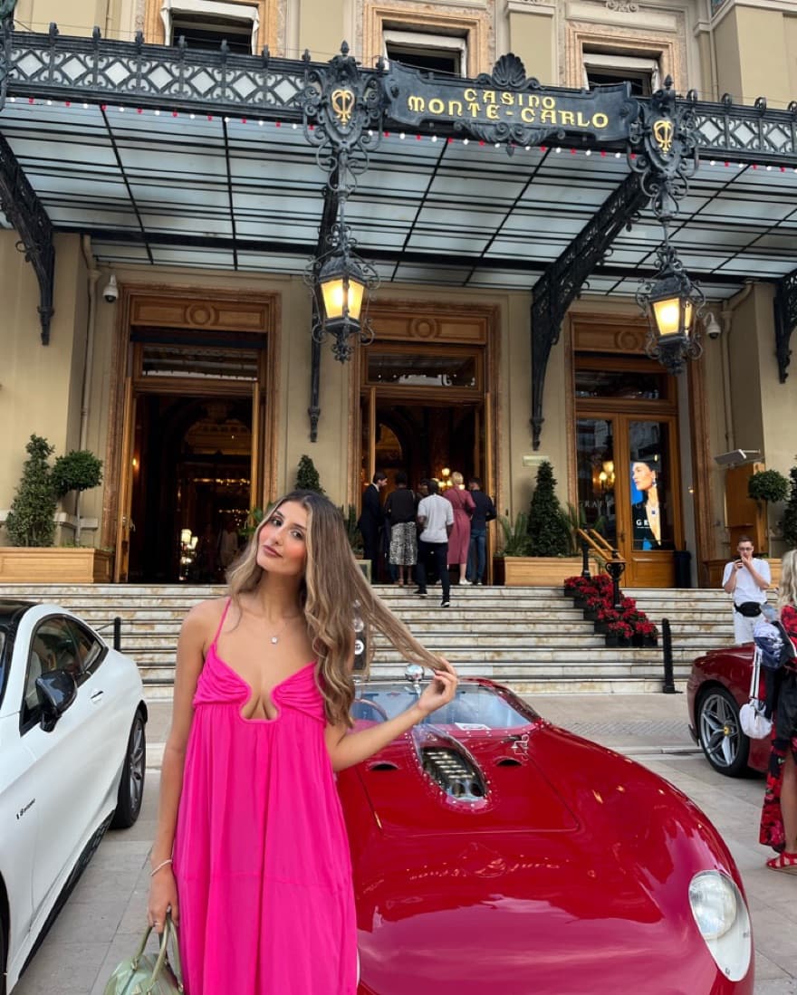 Zara Pink Long Dress - Image 1