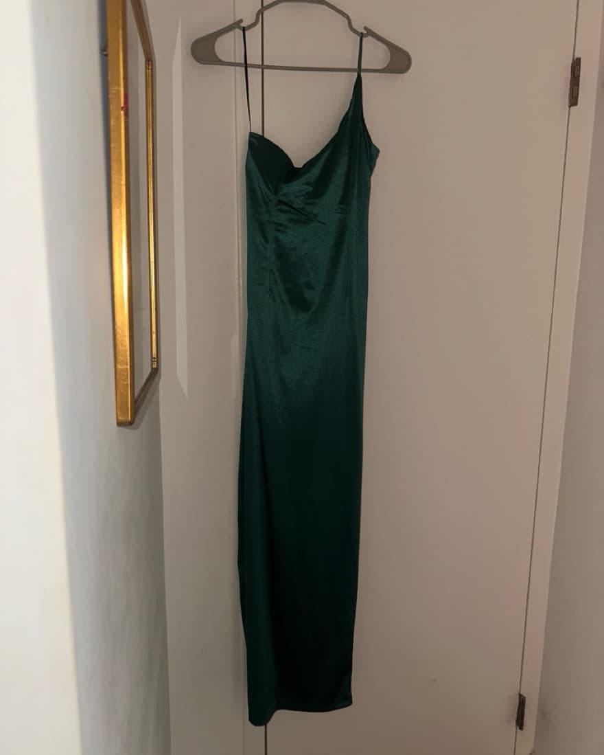 Hello Molly Emerald Front Slit Dress - Image 2