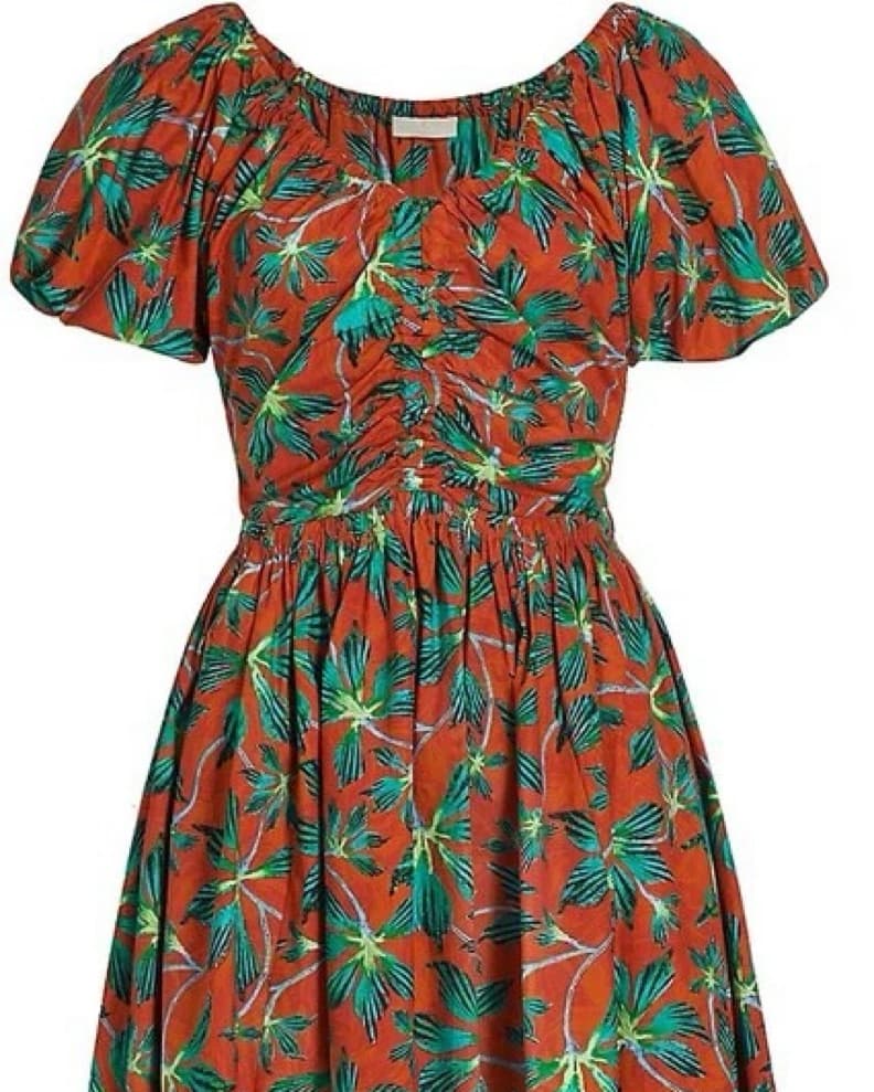Ulla Johnson Cecile Dress Tropical Sz 4 - Image 3