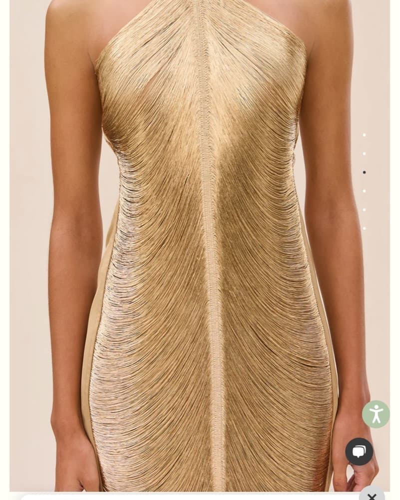 Cult Gaia Mara Dress Gold  - Image 6