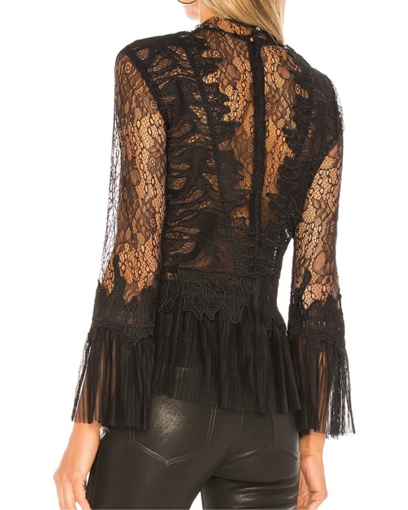 Black Bardot Francesca Top - Image 2