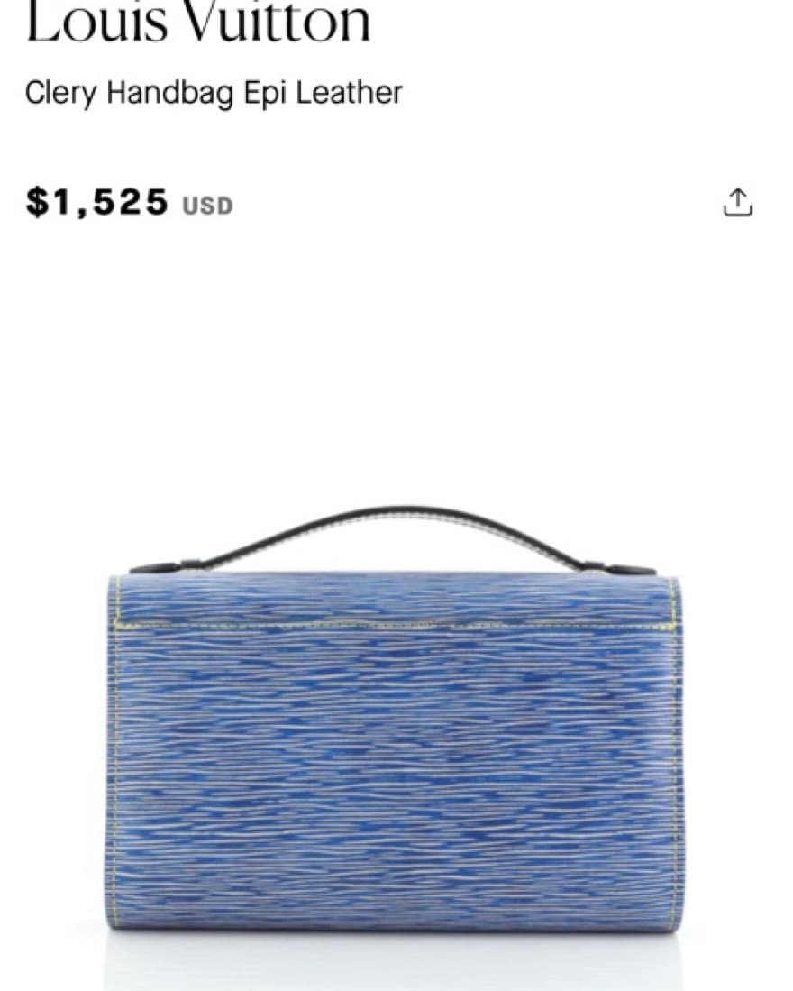 Rare Louis Vuitton Clery Epi Bag - Image 2