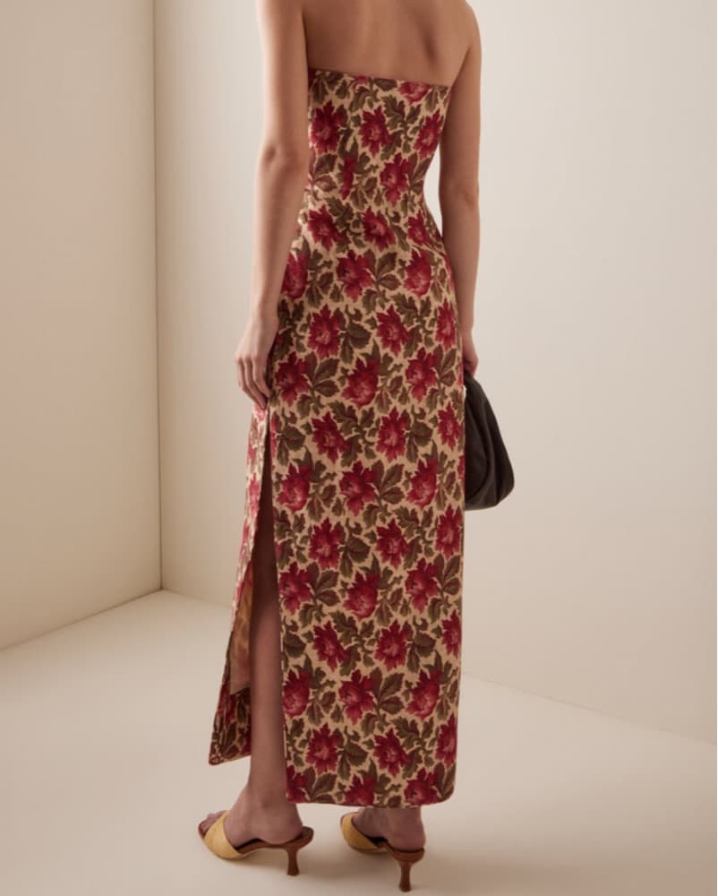 Posse Rosalie Linen Maxi Dress - Image 2