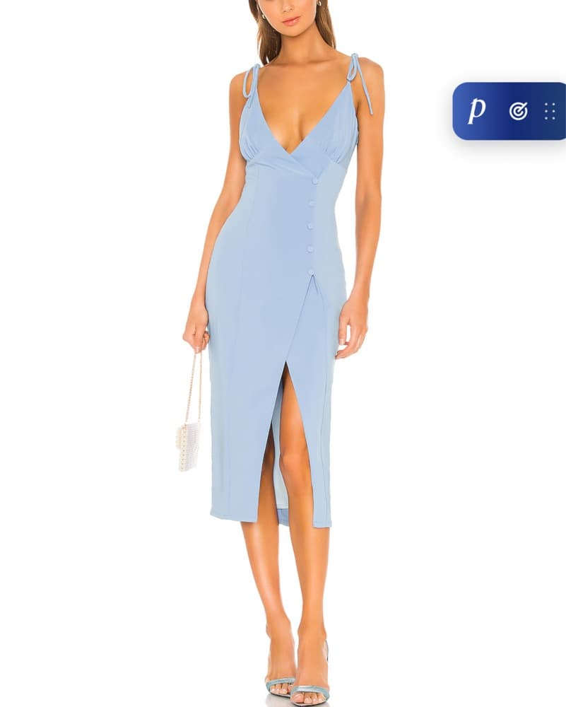 Camila Coehlo Blue Midi Dress - Image 1