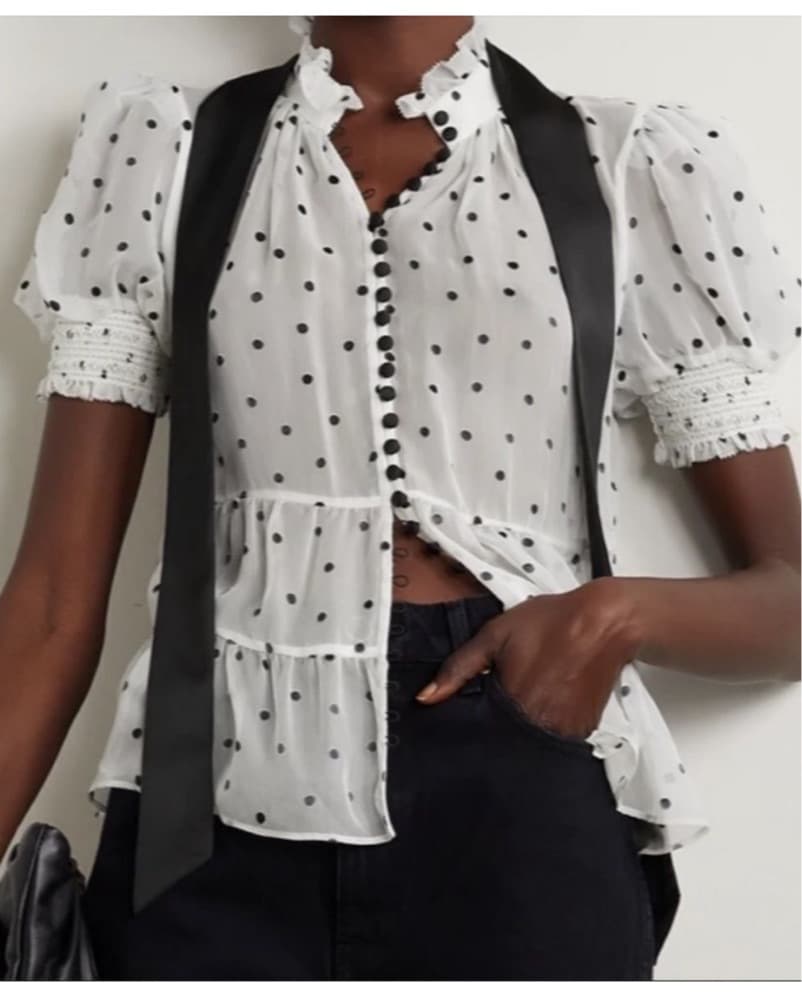 Alice And Olivia Vicky Blouse - Image 1