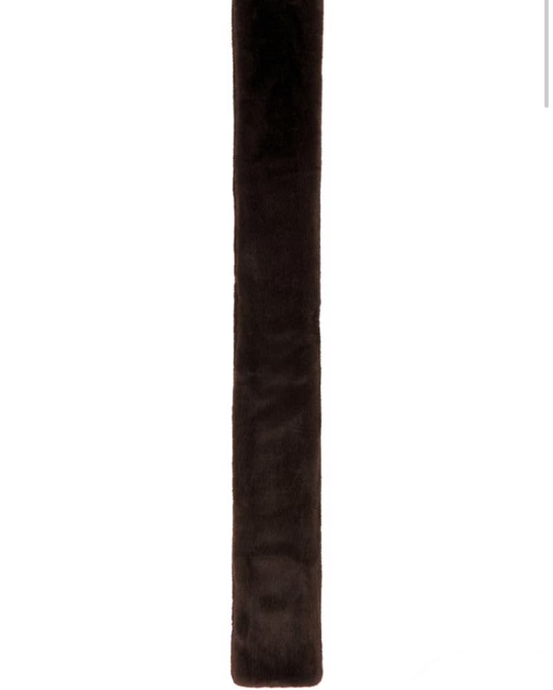  Fur Coco Bodil Scarf in Dark Brown - Image 3