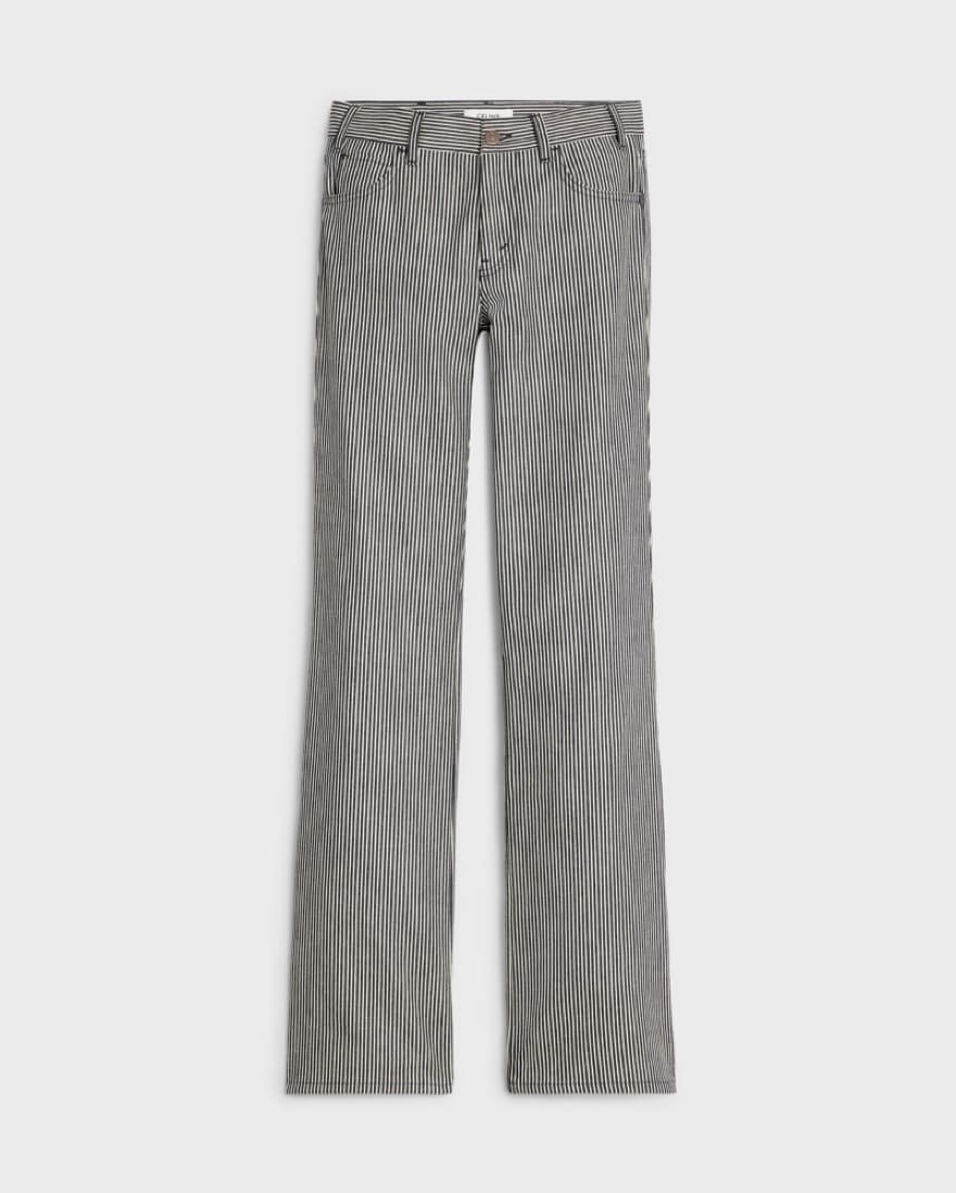 Pinstriped Flared Celine Jeans - Image 1