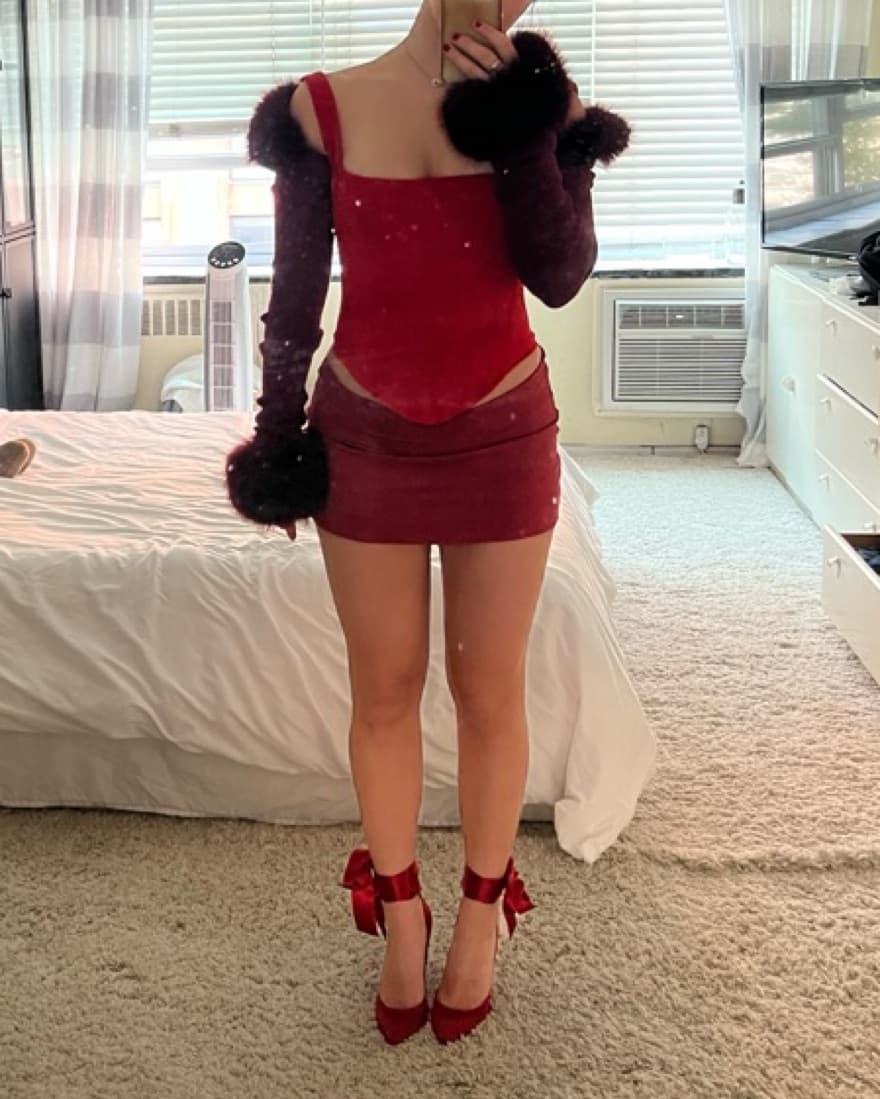 Danielle Guizio Micro Mini Stretch Skirt - Image 1