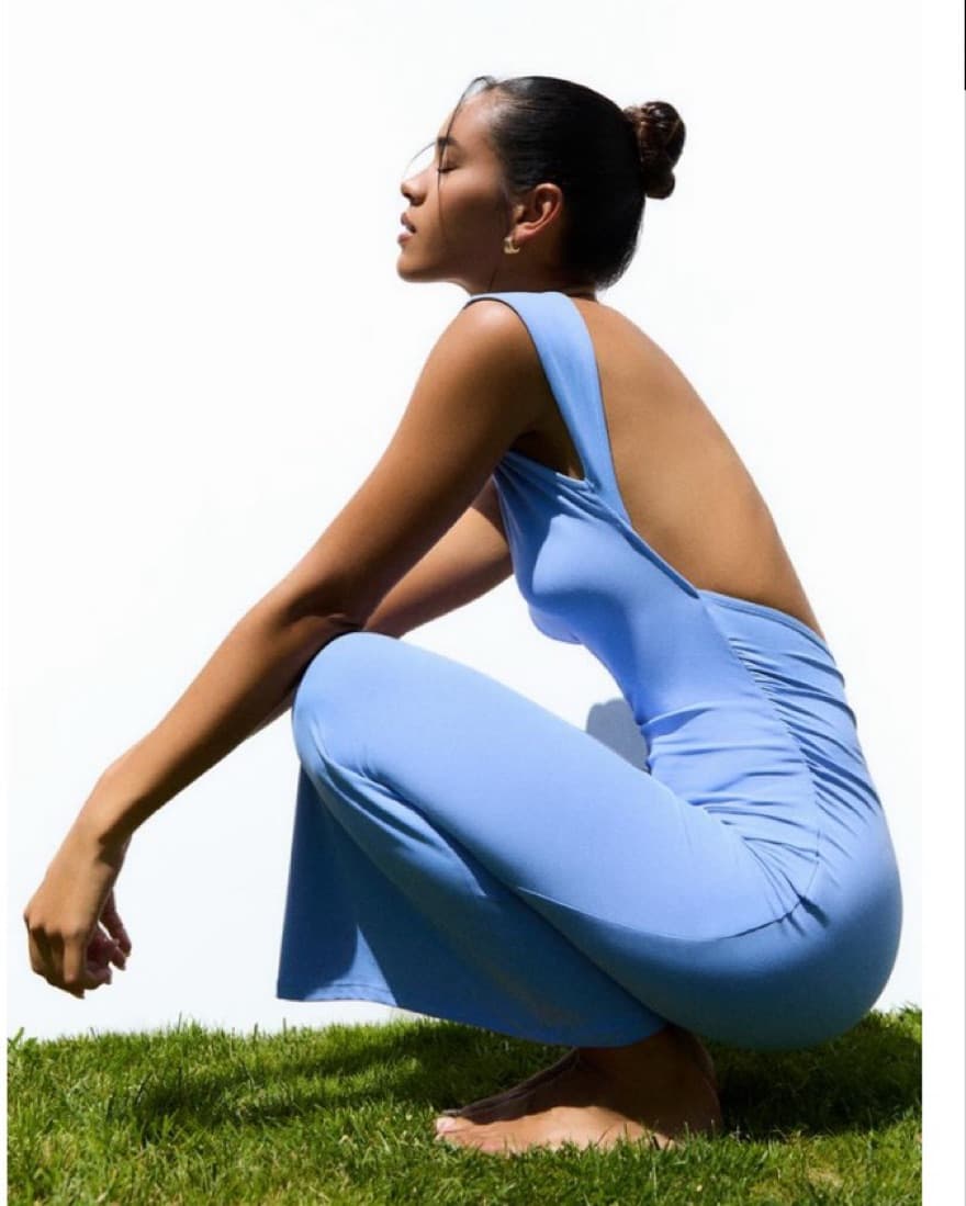 Open-Back, Stretchy, Tight Dress - Image 1