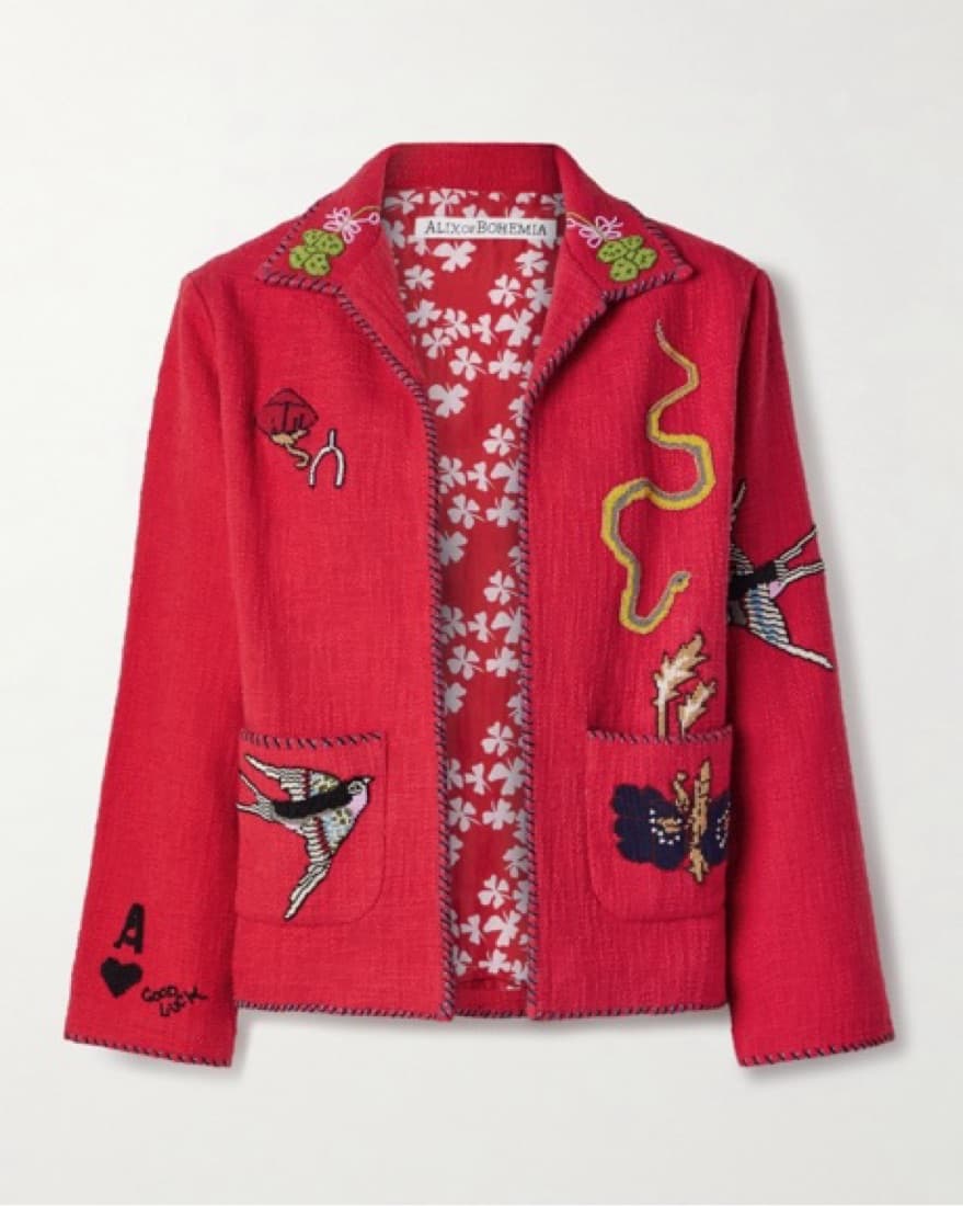 Alix Of Bohemia Francis Crimson Jacket - Image 6