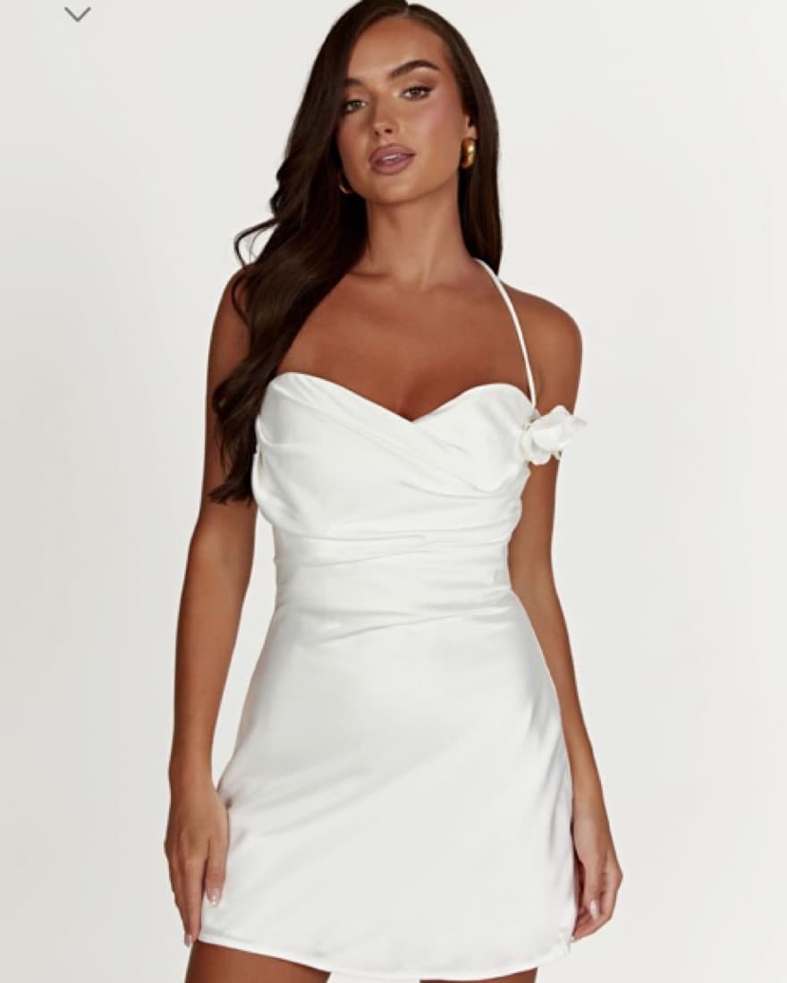 MESHKI Otillie Rose Halter Mini Dress  - Image 1