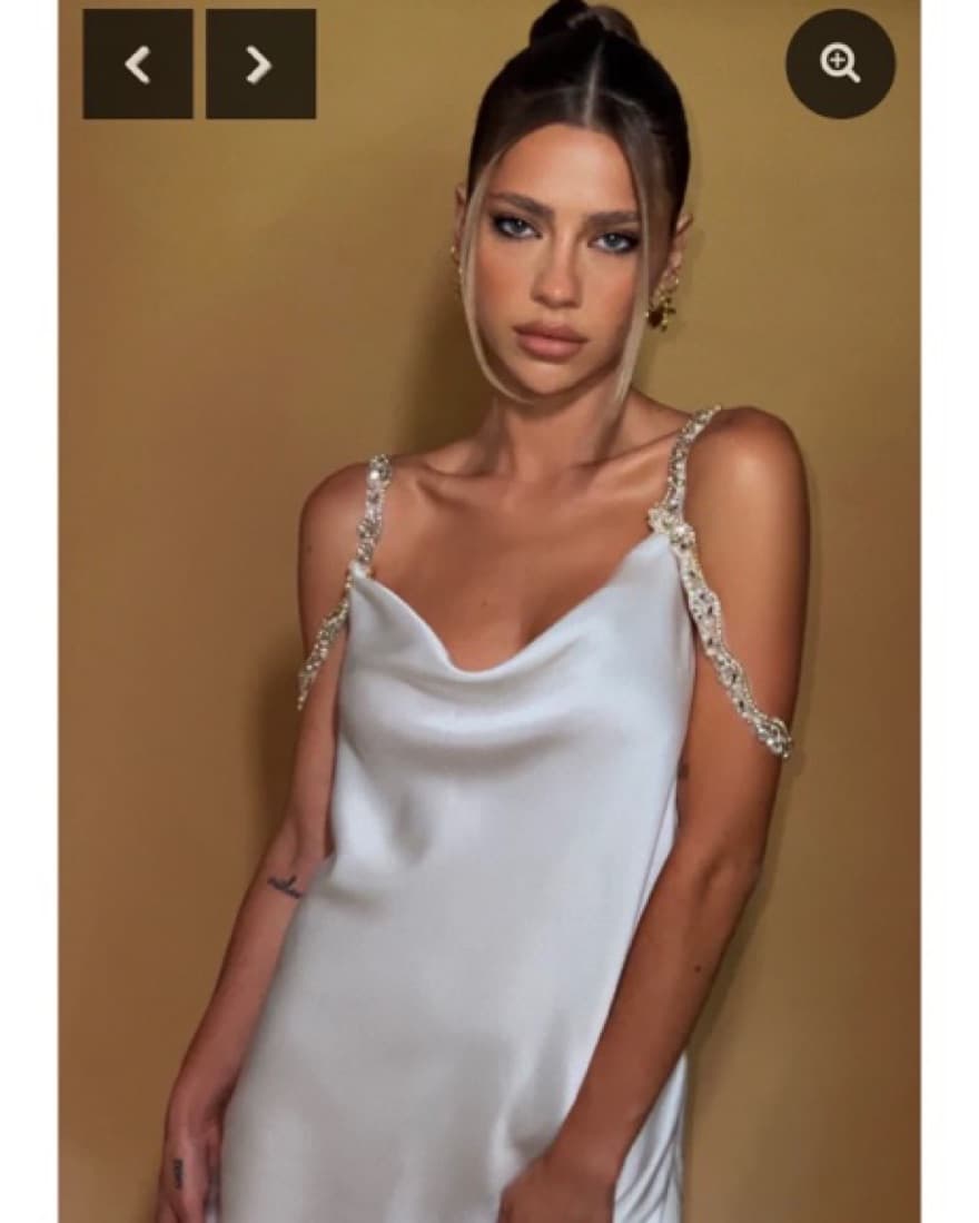 Sister’s The Label White Silk Dress - Image 2