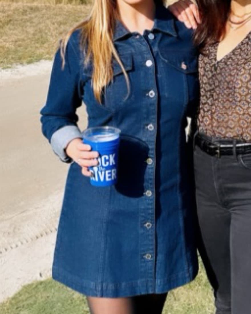 WeWoreWhat Denim Dress - Image 3