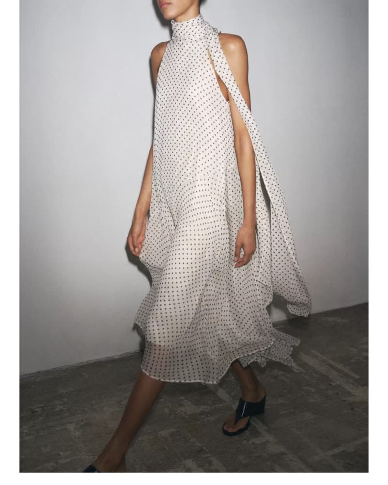 Polka Dot Midi Dress - Image 1