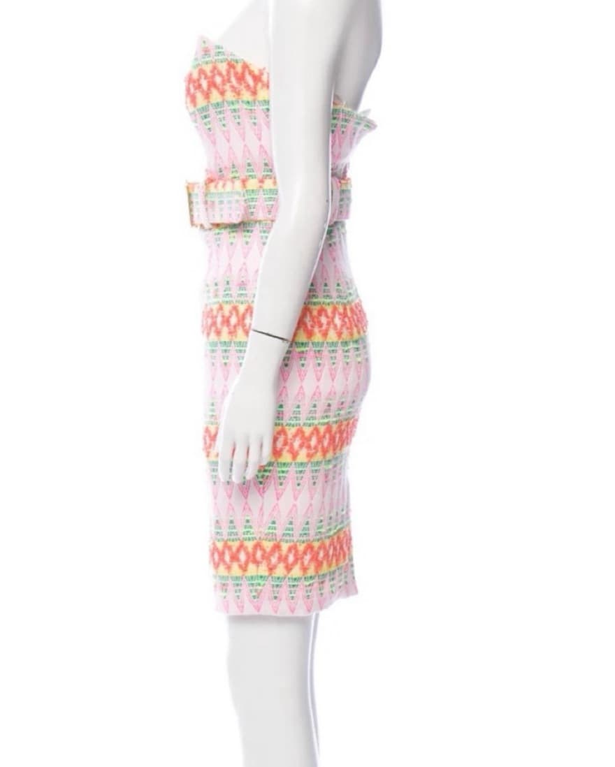 Milly tweed bright colorful dress  - Image 5