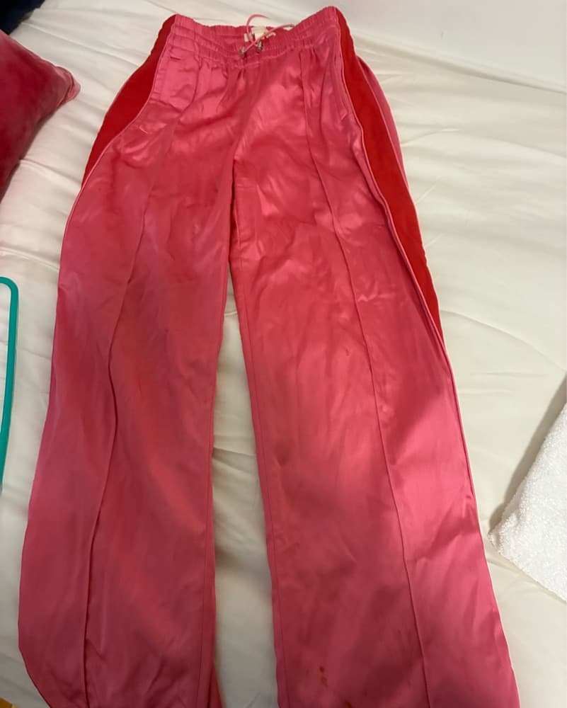 hot pink silk pants  - Image 3