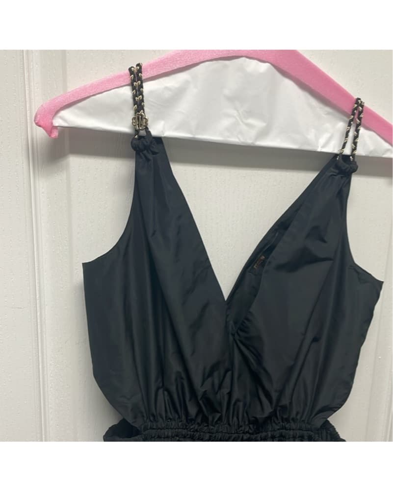 Maje Black Midi Dress - Image 3