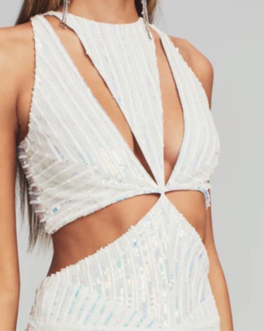 Retrofete Mary Sequin Mini Dress - Image 5