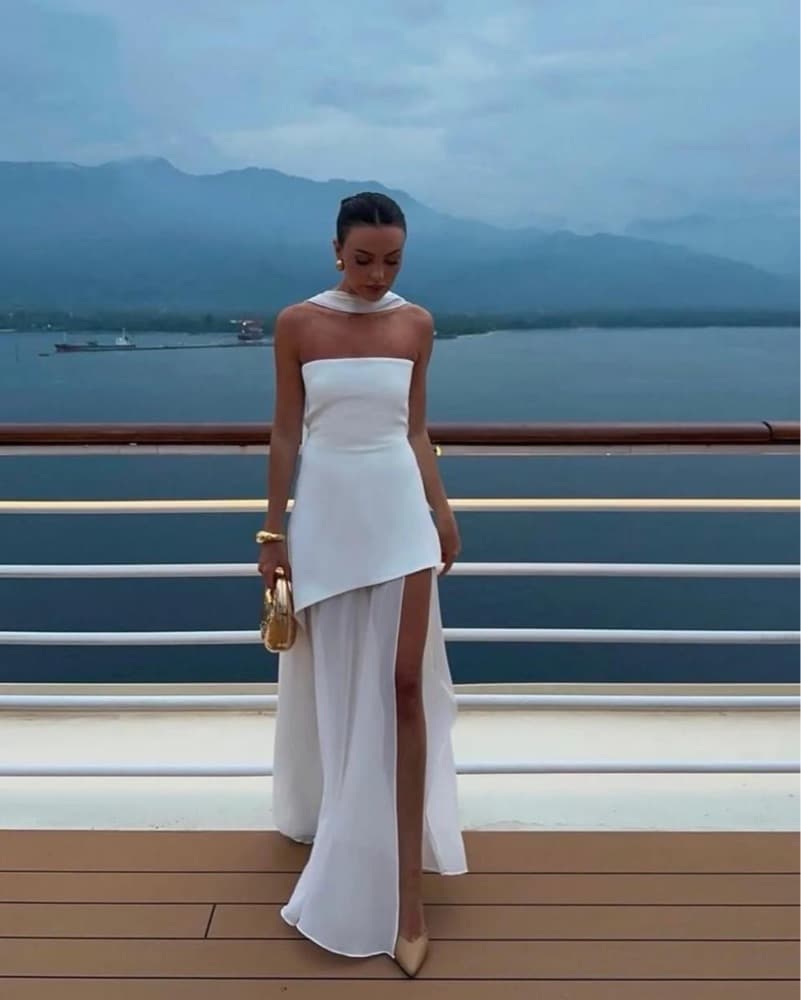 Matters Monaco Dress In white  - Image 4