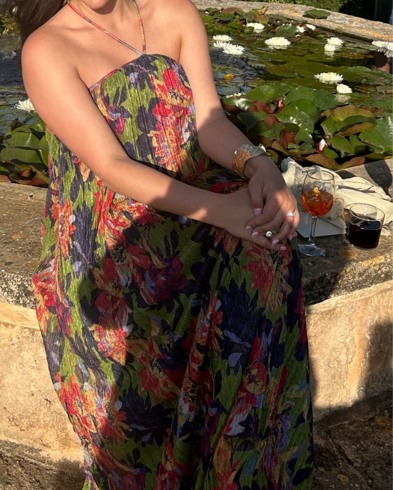 Vibrant Floral Maxi Dress - Image 2