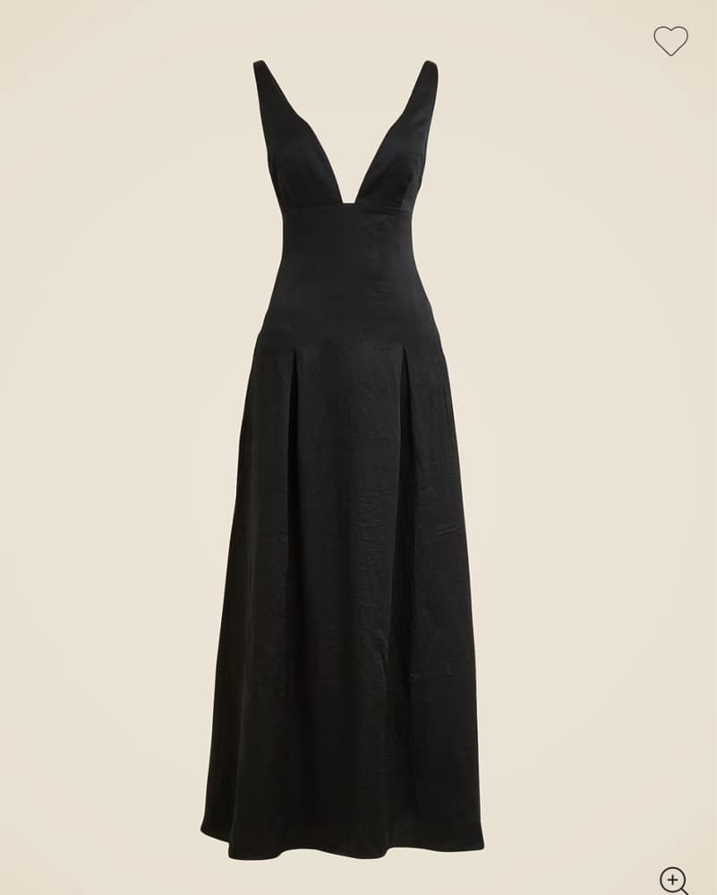 Plunge Drop Waist Dress - Image 2