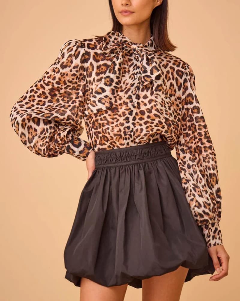 Hunter Bell Black Bubble Angelina Skirt  - Image 3