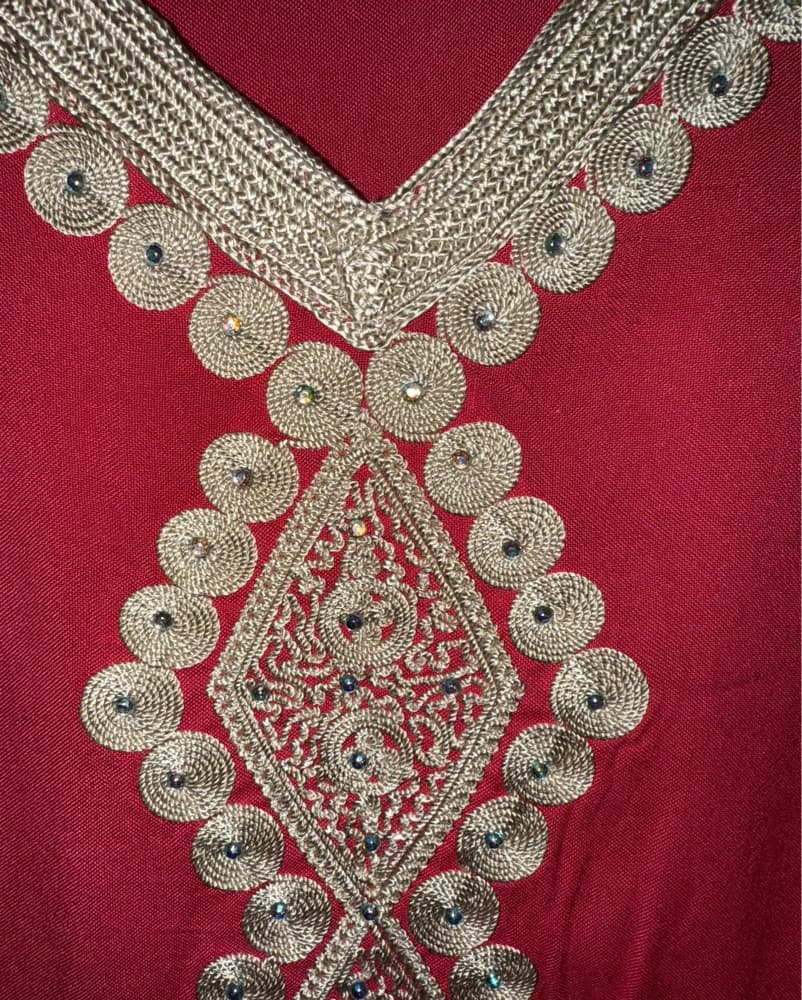 Traditional Moroccan Kaftan Dress Gown - Image 4