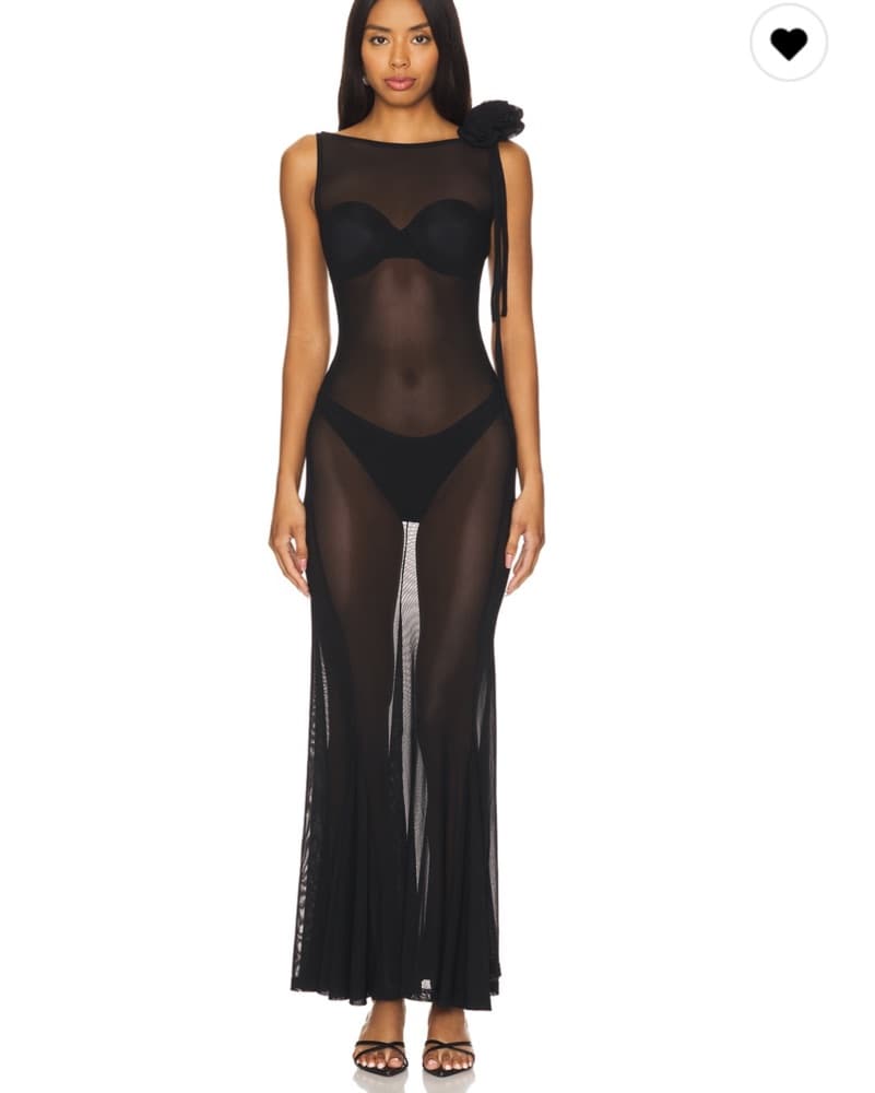 Black Sheer Dress - Image 2