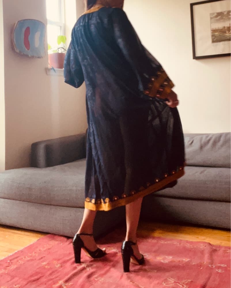 Vintage Embroidered  Dress - Image 4