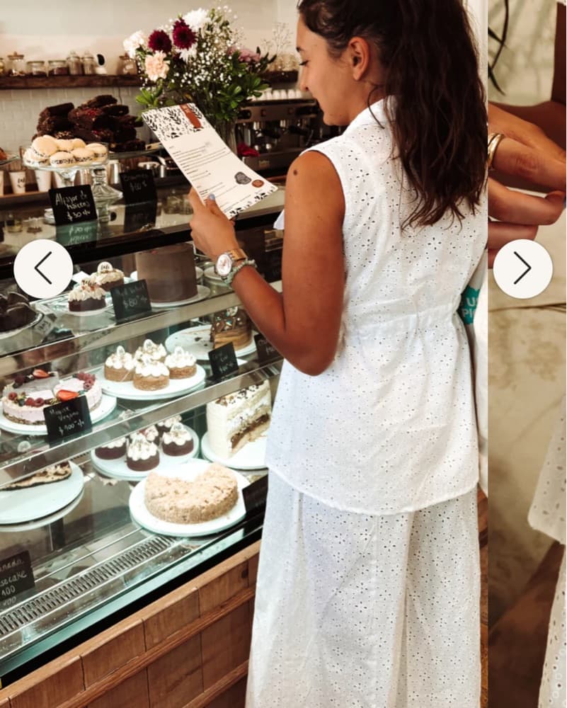 Chic Eyelet White Jumpsuit - Image 3