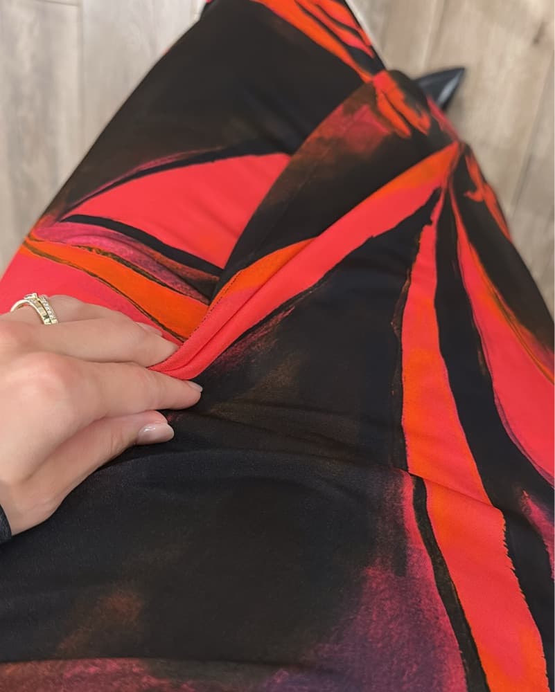 Louissa Ballou Geometric Midi Dress - Image 3