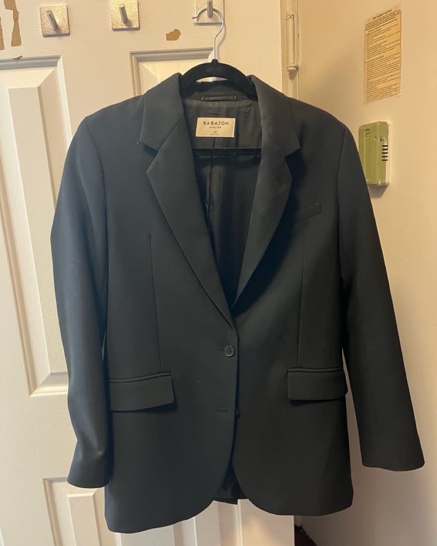 Aritzia Oversized Black Blazer - Image 2