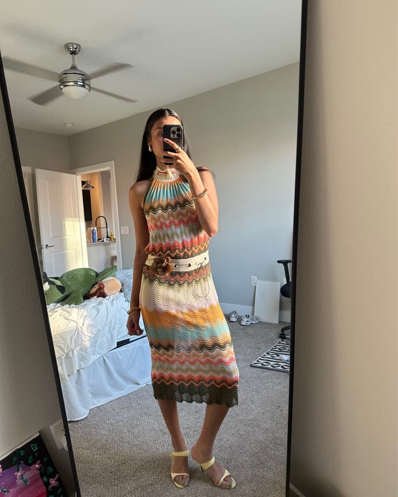 Euro Summer Missoni Dress - Image 1