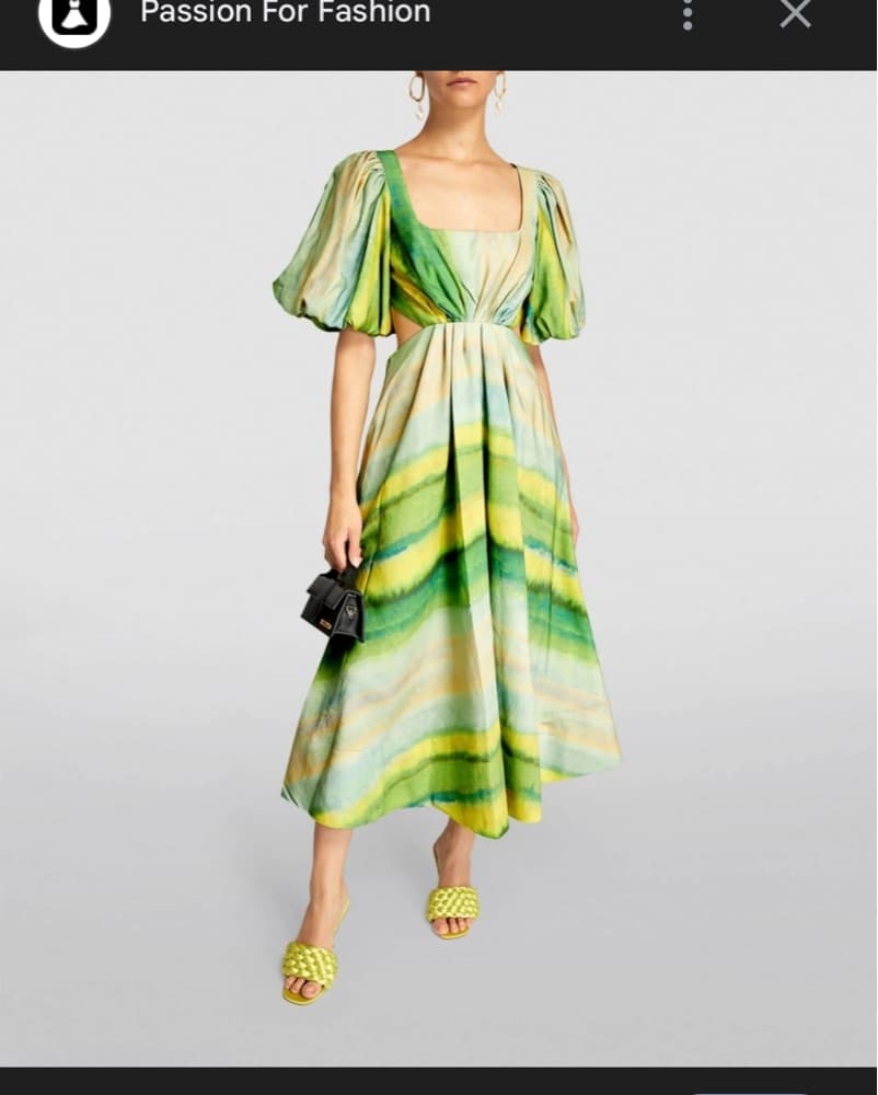 Acler Temple Dress in Vibrant Stripes - Image 3