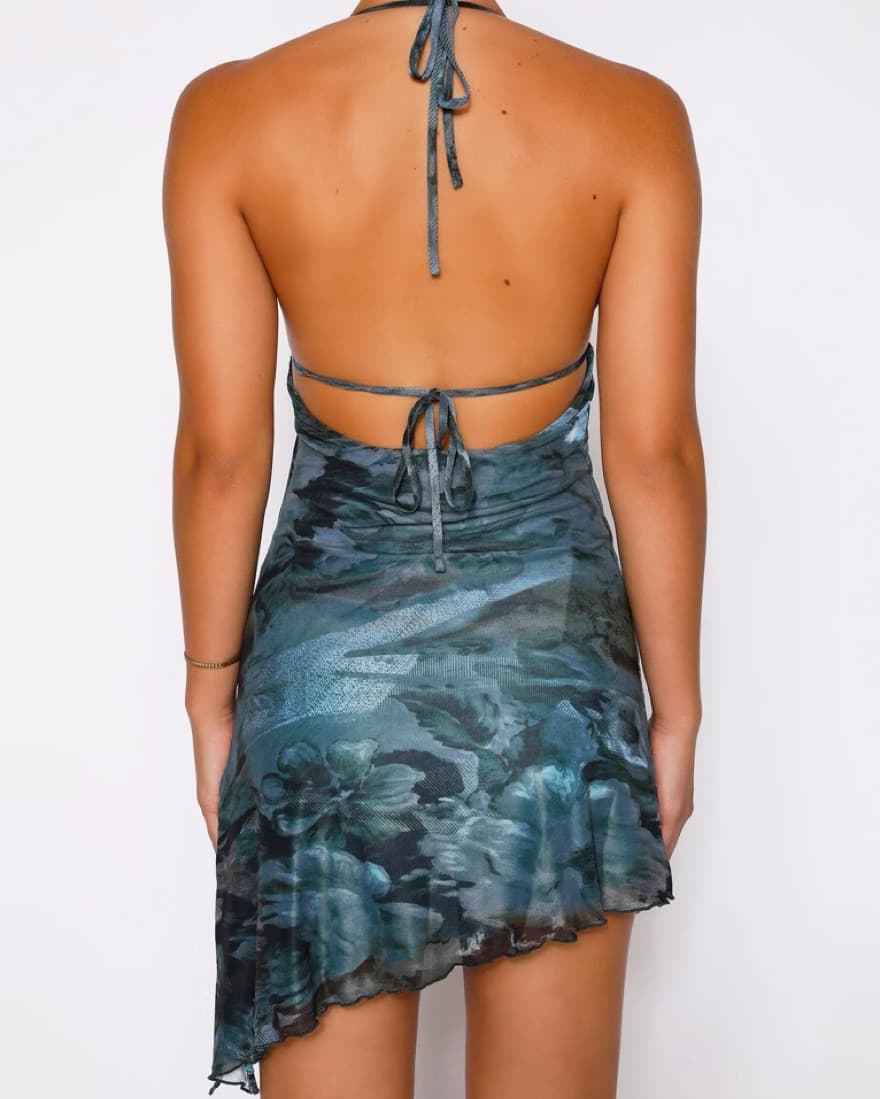 Blue Maddix Dress - Image 2