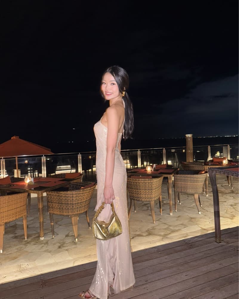 Ooh the Label Gold Sequin Halter Dress  - Image 3
