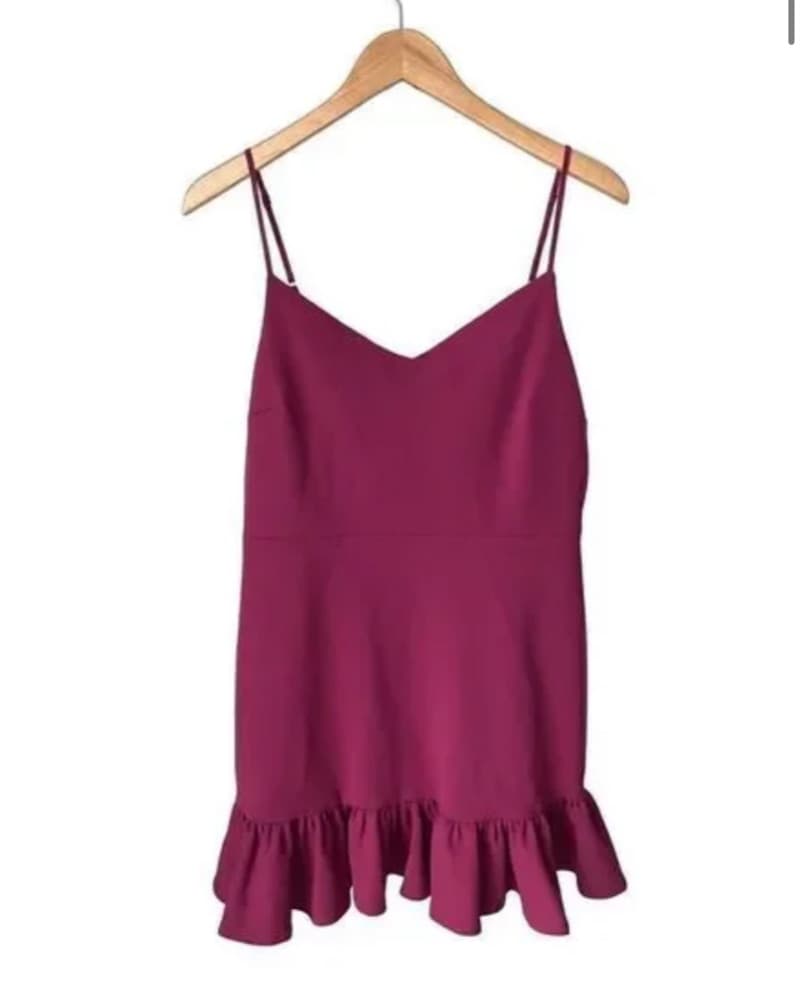 Ruffled Hem Dress - Image 1