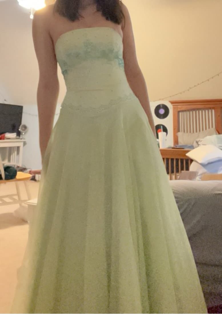 Green Prom Dress - Image 2