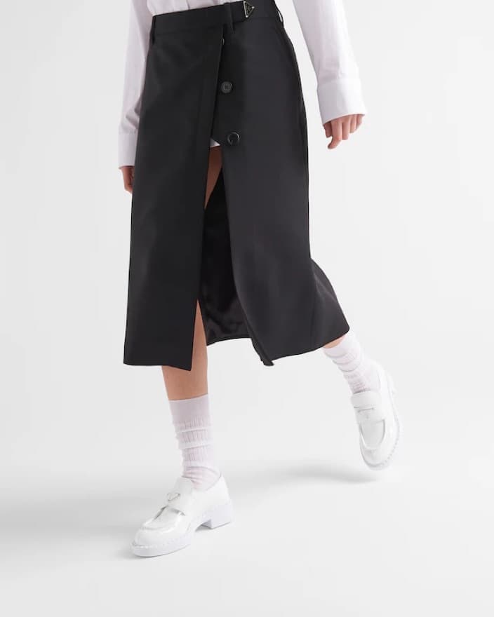 $1,200 Prada Loafers Chunky White - Image 7