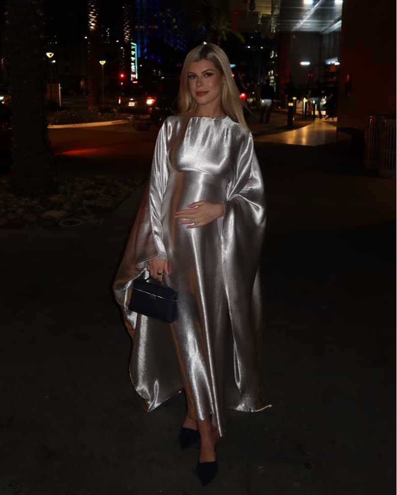 Bayamuse Sheen Butterfly Dress Silver - Image 2